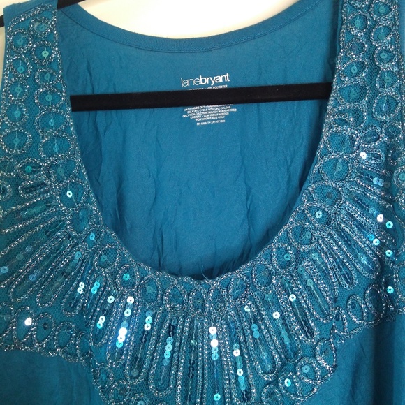 Lane Bryant Sequin Top Tank - 26/28 - Picture 2 of 3
